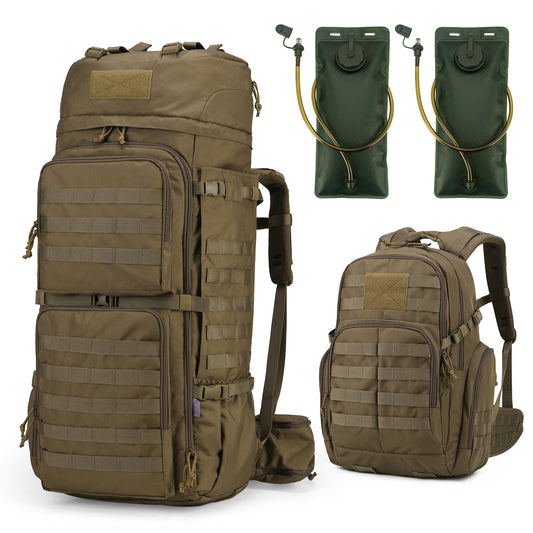 Mardingtop 75L Internal Frame Backpack & 40L Daypack & Hydration Bladders Set