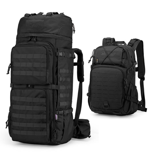 Mardingtop 75L Internal Frame Backpack & 25L Cordura Daypack Set  [M6312+TM6539A]