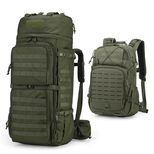 Mardingtop 75L Internal Frame Backpack & 25L Cordura Daypack Set  [M6312+TM6539A]