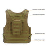 [ZSBX042] Mardingtop Army Tactical Vest, Adjustable Airsoft Plate Vest for Men and Women