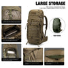[M5973] Mardingtop 50L Molle Hiking Internal Frame Backpacks with Rain Cover